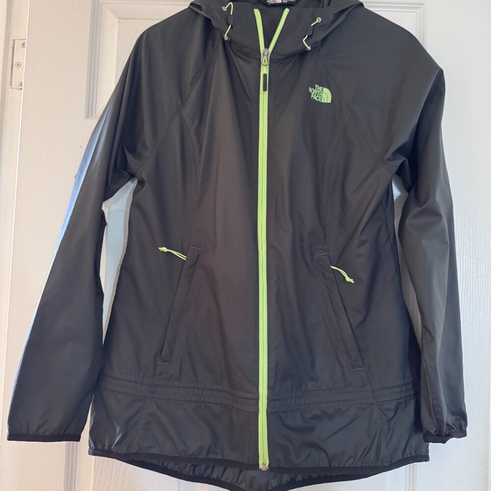 The North Face Fastpack Wind Jacket Womens SZ M Asphalt Long Sleeve Full Zip